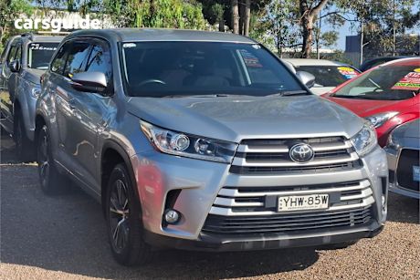 Silver 2018 Toyota Kluger SUV GX 4WD