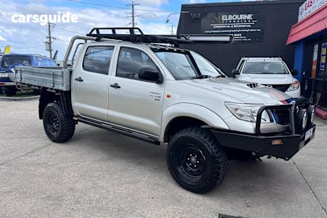 Silver 2013 Toyota Hilux Ute Tray SR 4X4