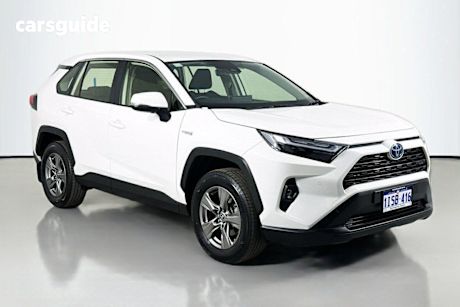 White 2024 Toyota RAV4 Wagon Gx (Awd) Hybrid