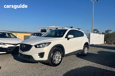 White 2015 Mazda CX-5 SUV MAXX F