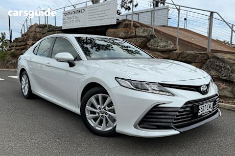 White 2021 Toyota Camry Sedan ASCENT F