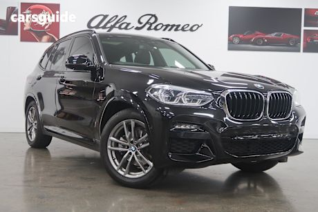 Black 2020 BMW X3 SUV XDRIVE20D 4X4