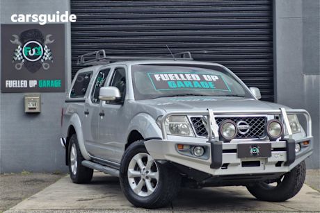 Silver 2013 Nissan Navara Ute Tray ST 4X4