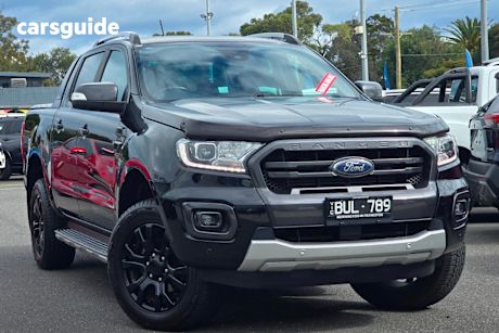 Black 2021 Ford Ranger Double Cab Pick Up Wildtrak 2.0 (4X4)
