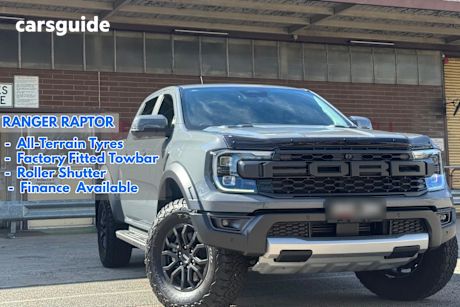 Grey 2024 Ford Ranger Ute Tray RAPTOR 4X4
