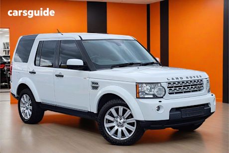 White 2013 Land Rover Discovery 4 SUV SDV6 SE 4X4