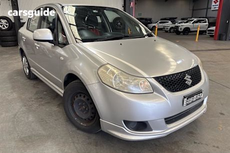 Silver 2008 Suzuki SX4 Sedan