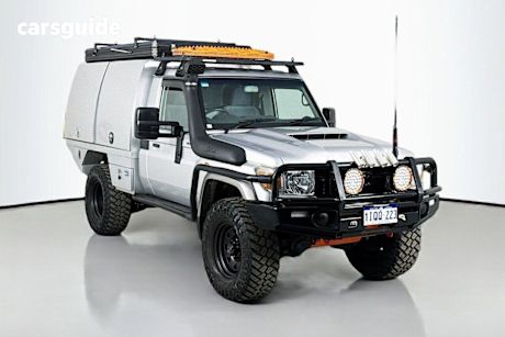 Silver 2019 Toyota Landcruiser Cab Chassis Gxl (4X4)