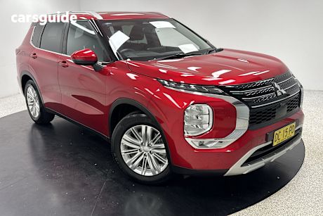 Red 2021 Mitsubishi Outlander SUV LS F