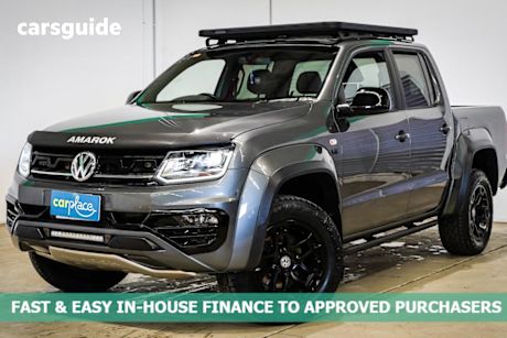 Grey 2022 Volkswagen Amarok Dual Cab Utility Tdi580 W580X 4Motion