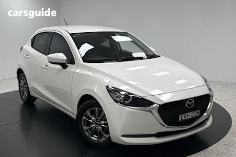 White 2021 Mazda Mazda2 Hatch G15 PURE F