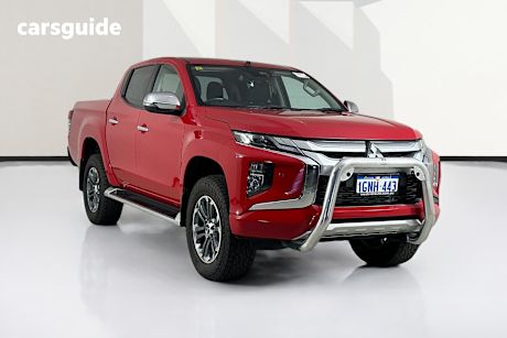 Red 2019 Mitsubishi Triton Double Cab Pick Up Gls (4X4)