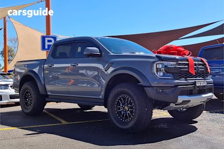 Grey 2024 Ford Ranger Ute Tray RAPTOR 4X4