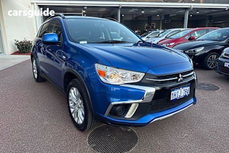Blue 2019 Mitsubishi ASX SUV ES F