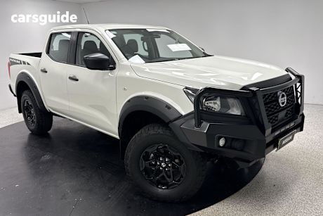 White 2023 Nissan Navara Ute Tray SL WARRIOR 4X4