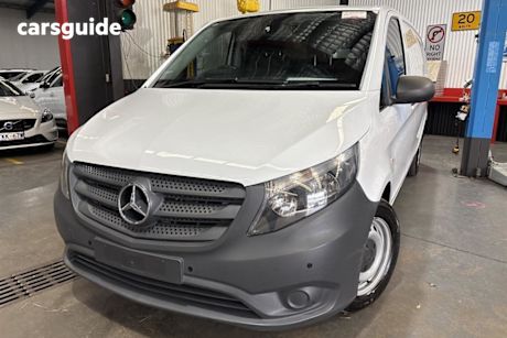 White 2020 Mercedes-Benz Vito Van 114 Cdi Lwb