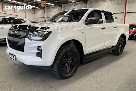White 2021 Isuzu D-MAX Crew Cab Utility Sx (4X2) High-Ride