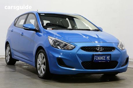 Blue 2018 Hyundai Accent Hatch SPORT F