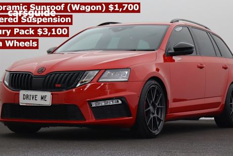 Red 2019 Skoda Octavia SUV RS 245 F