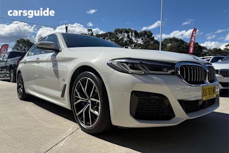 White 2022 BMW 530D Sedan M Sport Lci