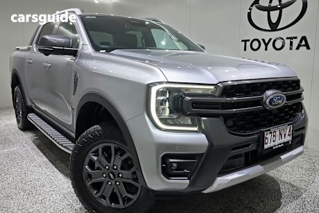 Silver 2023 Ford Ranger Double Cab Pick Up Wildtrak 2.0 (4X4)