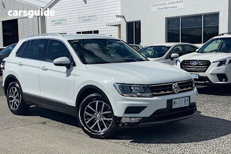 White 2016 Volkswagen Tiguan SUV 110TDI COMFORTLINE 4WD