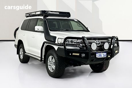 White 2019 Toyota Landcruiser Wagon Lc200 Gxl (4X4)