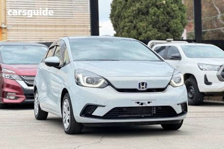 White 2020 Honda Fit Hatchback (Hybrid)