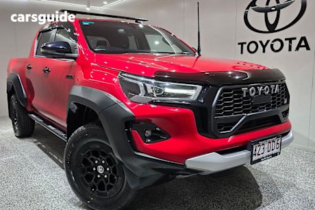 Red 2023 Toyota Hilux Ute Tray GR SPORT 4X4