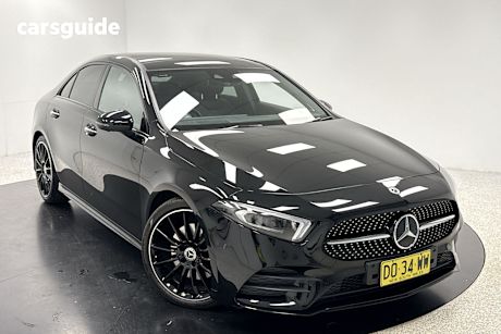 Black 2020 Mercedes-Benz A-CLASS Sedan A250 4WD