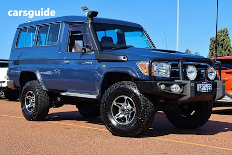 Blue 2018 Toyota Landcruiser SUV GXL TROOPCARRIER 4X4