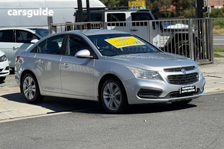 Silver 2015 Holden Cruze Sedan EQUIPE F
