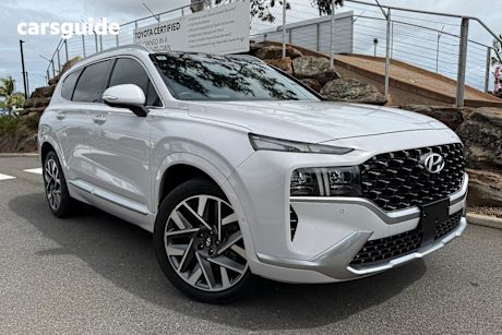 White 2022 Hyundai Santa FE SUV HIGHLANDER 4X4