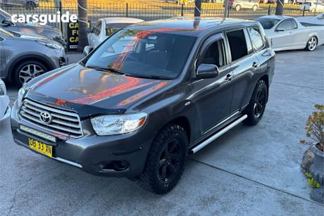 Grey 2007 Toyota Kluger SUV KX-R F
