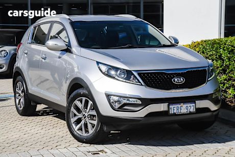 Silver 2014 Kia Sportage SUV SI PREMIUM F