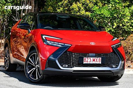 Red 2023 Toyota C-HR SUV KOBA F
