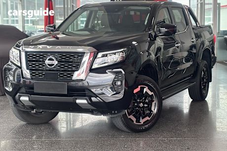 Black 2021 Nissan Navara Ute Tray ST-X 4X4