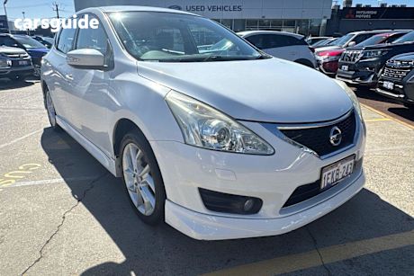 White 2013 Nissan Pulsar Hatch SSS F