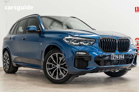 Blue 2021 BMW X5 SUV XDRIVE30D M SPORT 4X4