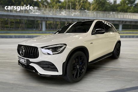 White 2021 Mercedes-Benz GLC43 Wagon 4Matic