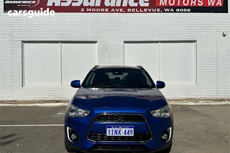 Blue 2014 Mitsubishi ASX Wagon Xls (4Wd)