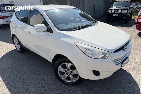 White 2011 Hyundai IX35 SUV ACTIVE F