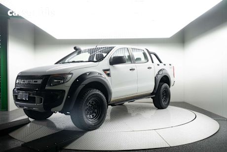 White 2012 Ford Ranger Ute Tray XL 4X4
