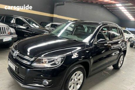 Black 2013 Volkswagen Tiguan Wagon 132 Tsi Pacific