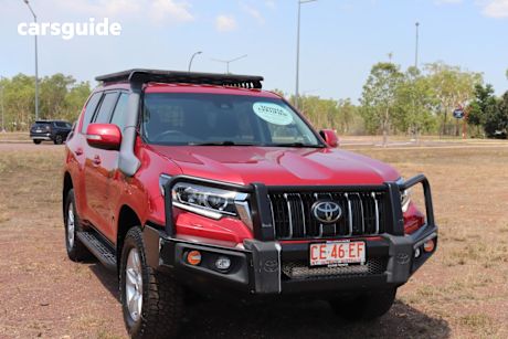Red 2018 Toyota Landcruiser Prado Wagon Gxl (4X4)