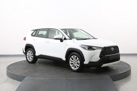 White 2023 Toyota Corolla Cross Wagon Gx 2Wd Hybrid
