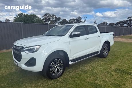 White 2025 Isuzu D-MAX Ute Tray LS-U 4X4