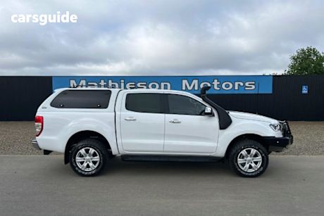 White 2022 Ford Ranger Ute Tray XLT 4X4