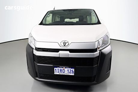 White 2025 Toyota HiAce Van Lwb (4 Door) Barn Door