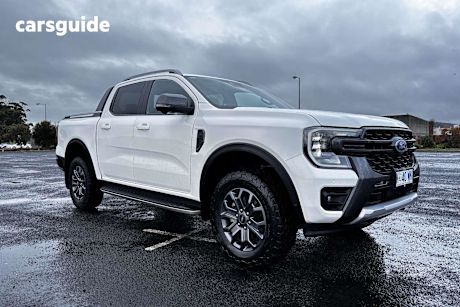 White 2022 Ford Ranger Ute Tray WILDTRAK 4X4